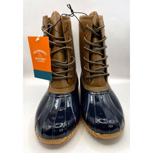 Original Sporto Duck Boot Flannel Lined Mid-Calf Rain/Snow Boot Sz 6.5M NEW